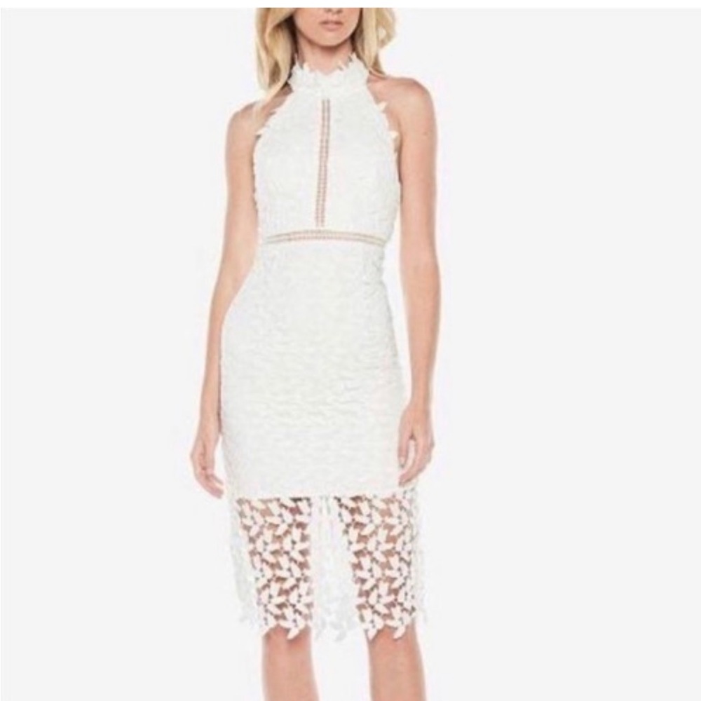 Bardot Gemma Lace Dress Ivory